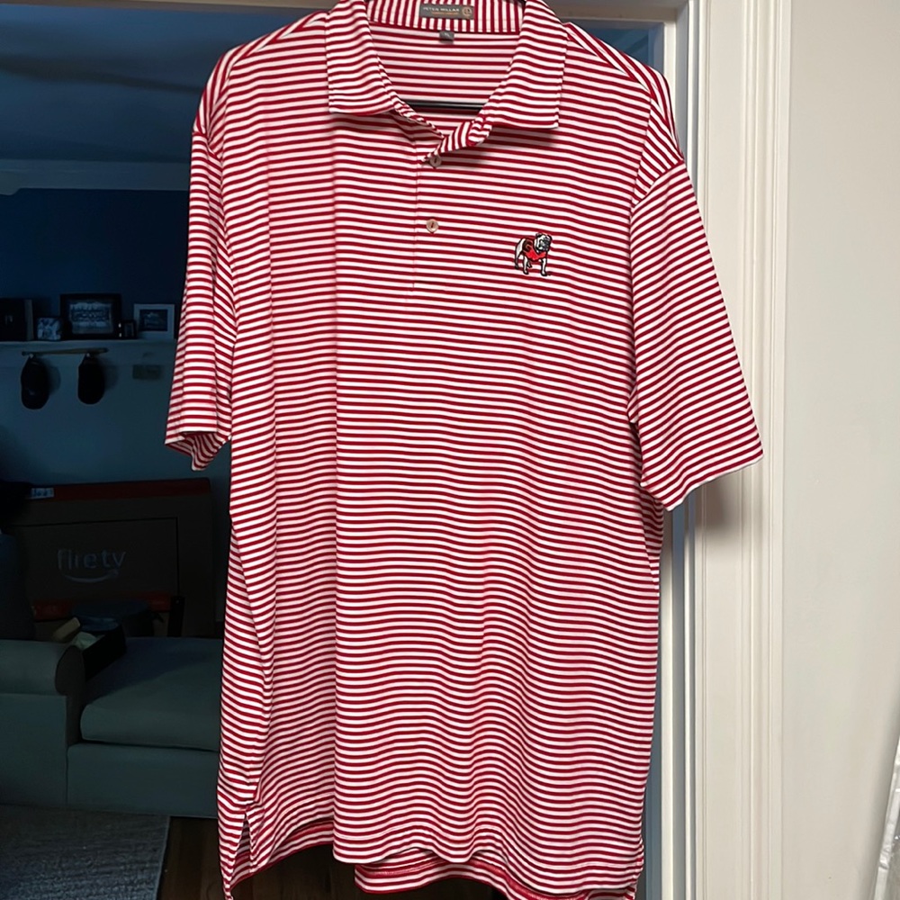 Mens XL Georgia Bulldogs Polo (Peter Millar)